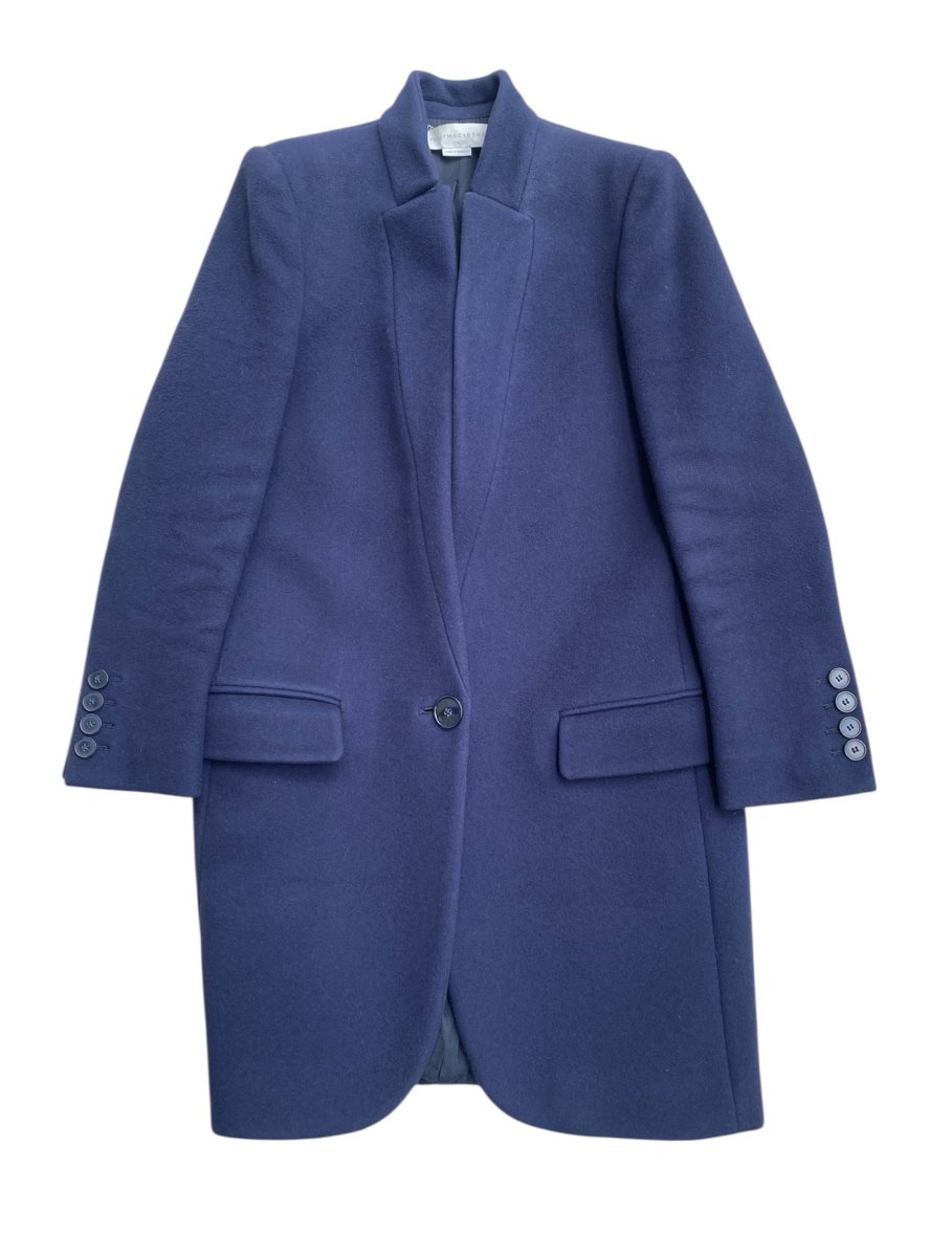 Avant - Photo d'une veste bleue posée à plat