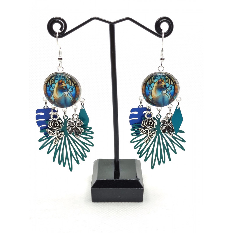 Boucles d'Oreilles Tropicales