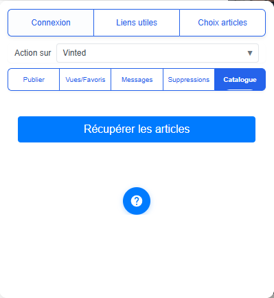 Processus de récupération des articles